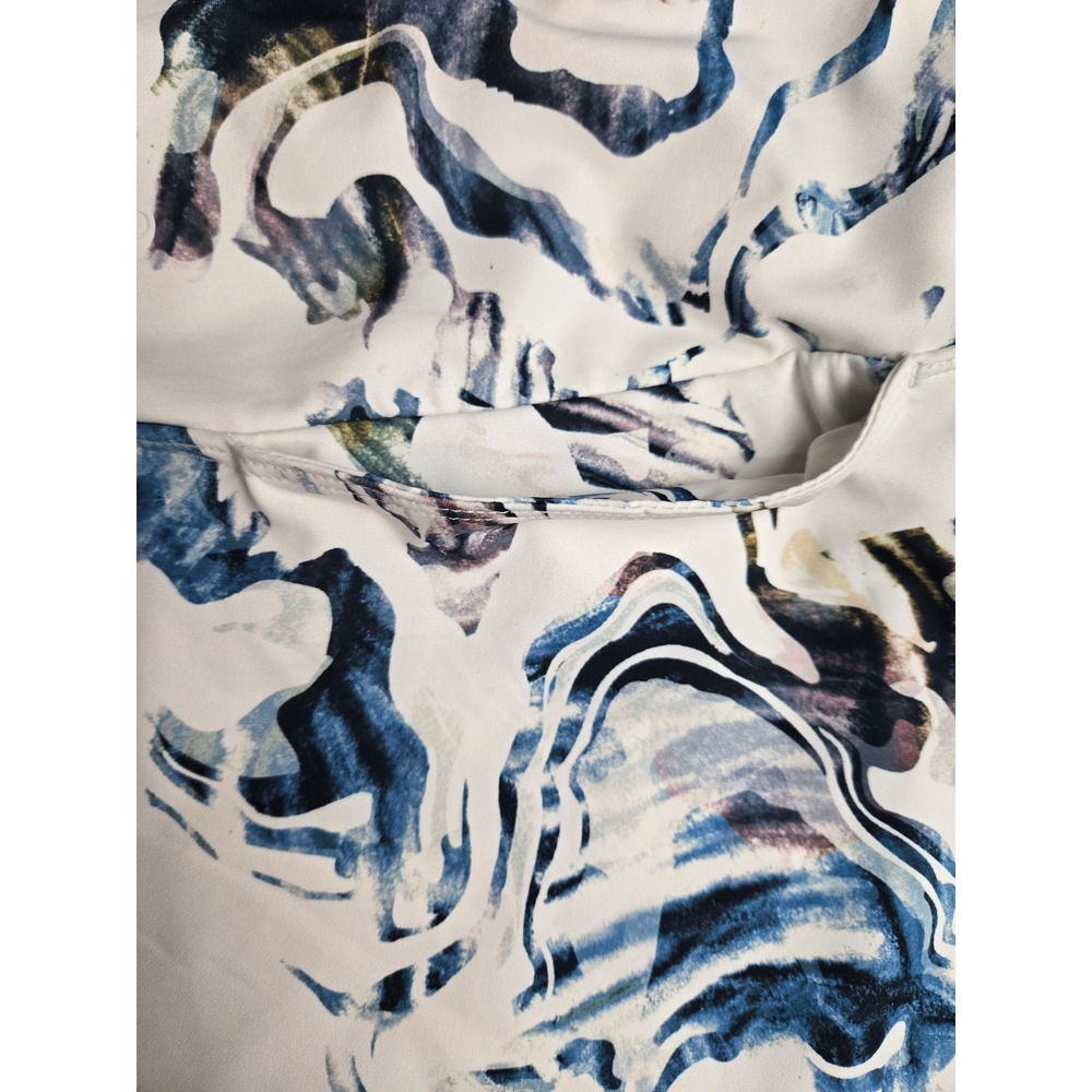 Calia Golf Eagle Skort Womens Small Blue White Marble Abstract Print 15 Inch NWT - Picture 4 of 7